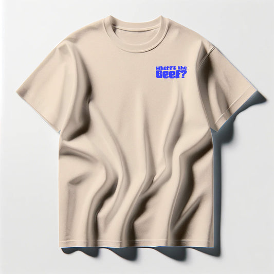Where's the Beef? Blue Tee Shirt