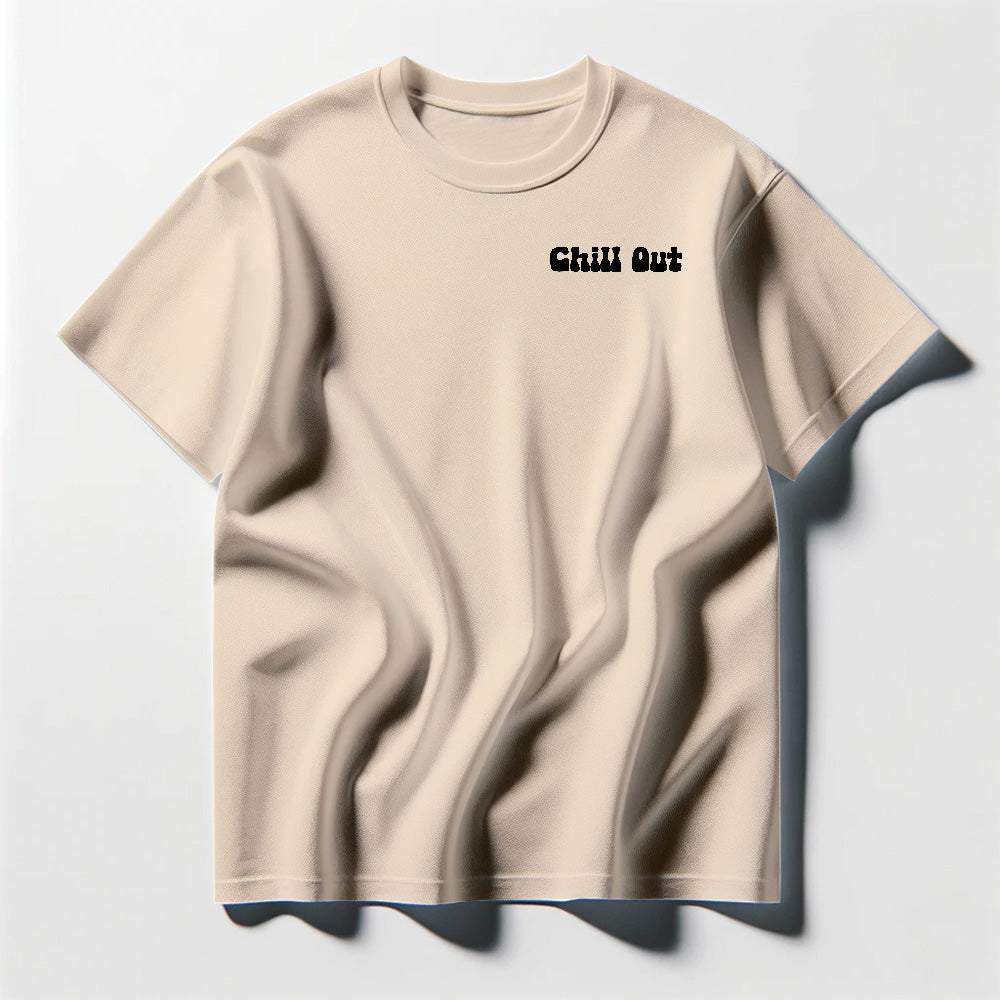 Chill Out Black Tee Shirt