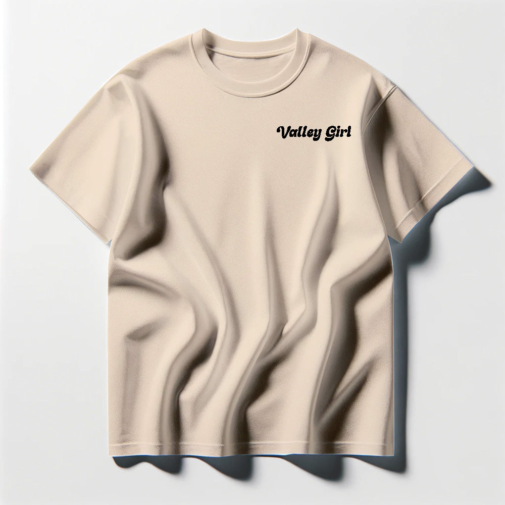 Valley Girl Black Tee Shirt