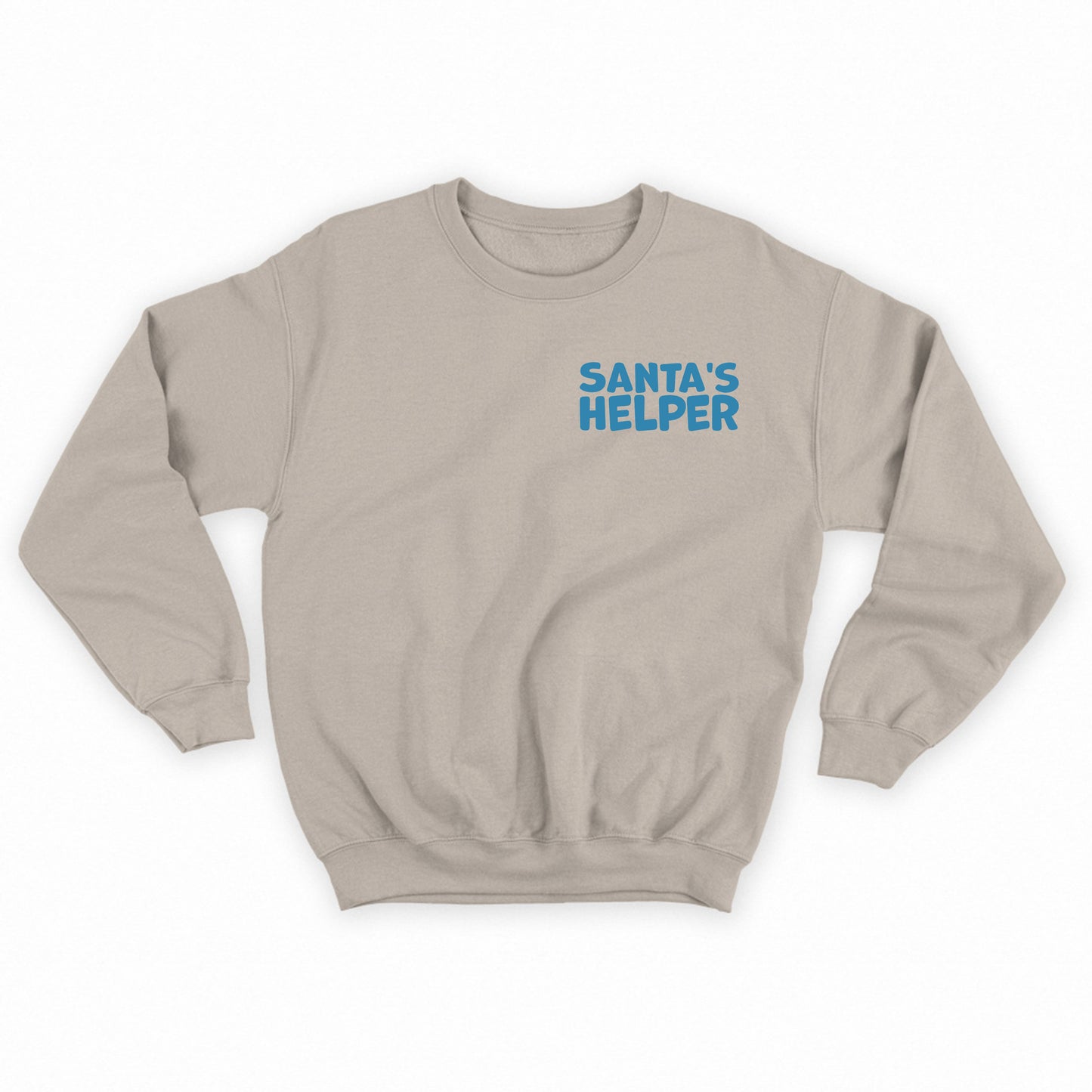 Santa's Helper Blue Sweatshirt