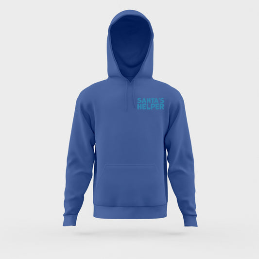 Santa's Helper Blue Hoodie