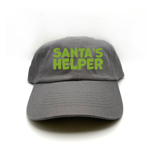 Santa's Helper Green Dad Hat