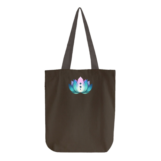 Semicolon Project Symbol Tote Bag