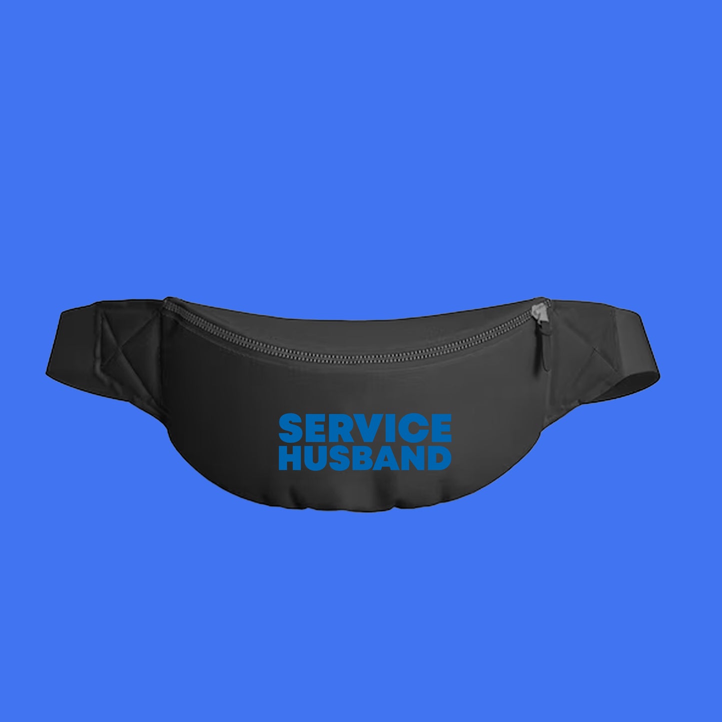 Service Husband Blue Fanny Pack