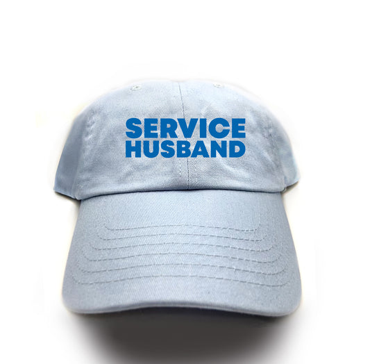 Service Husband Blue Dad Hat