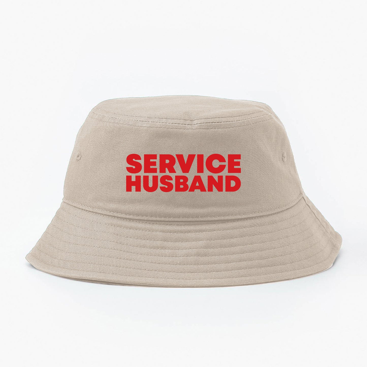 Service Husband Red Bucket Hat