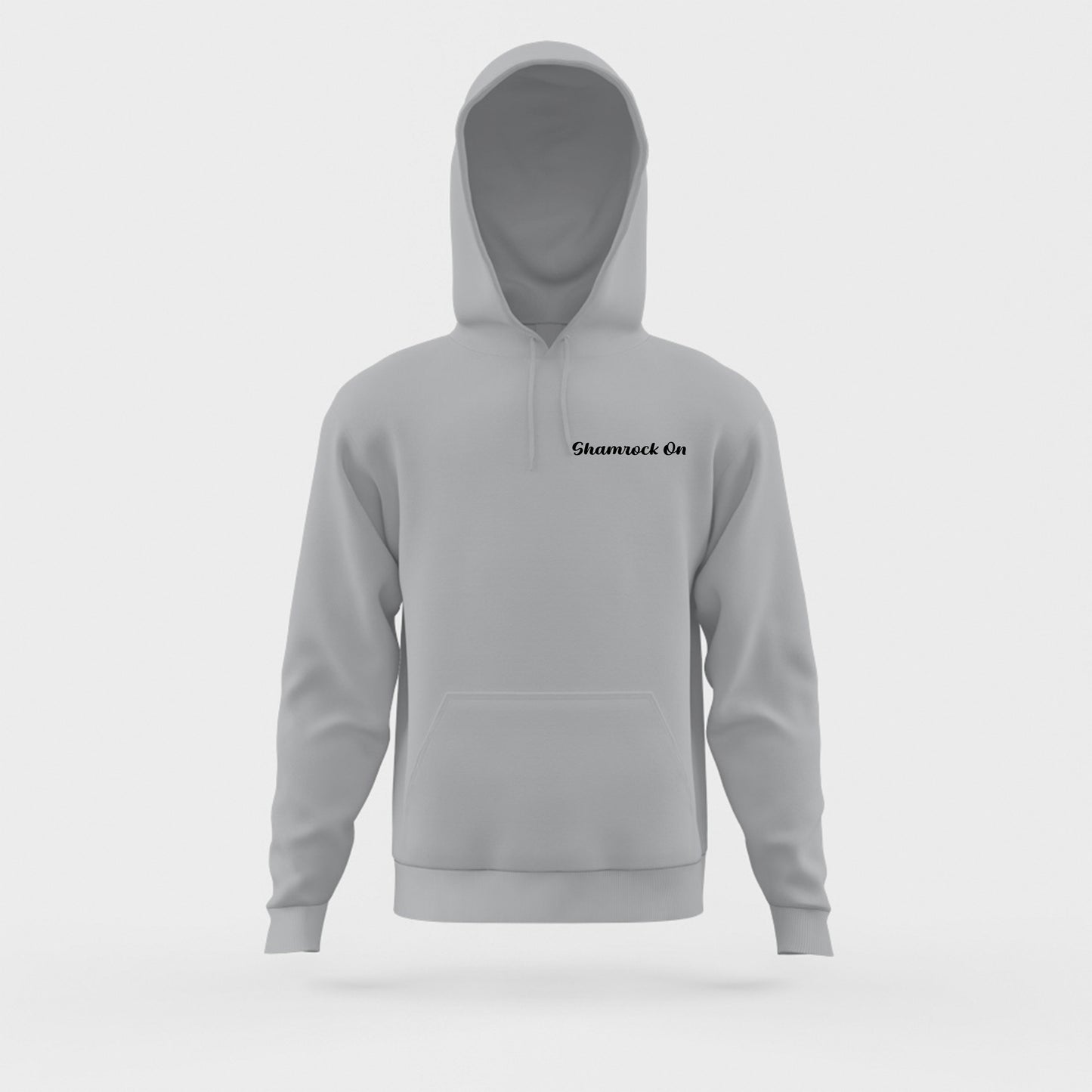 Shamrock On Black Hoodie