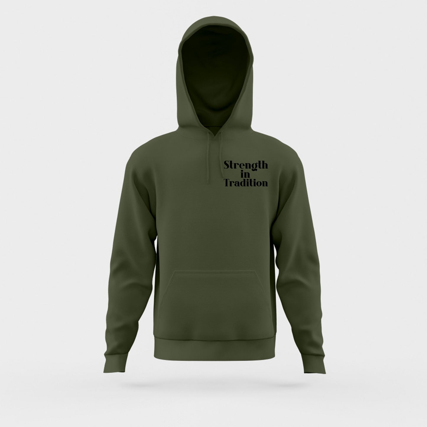 Strength in Tradition Black Hoodie
