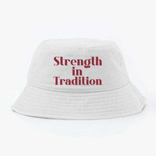 Strength in Tradition Maroon Bucket Hat