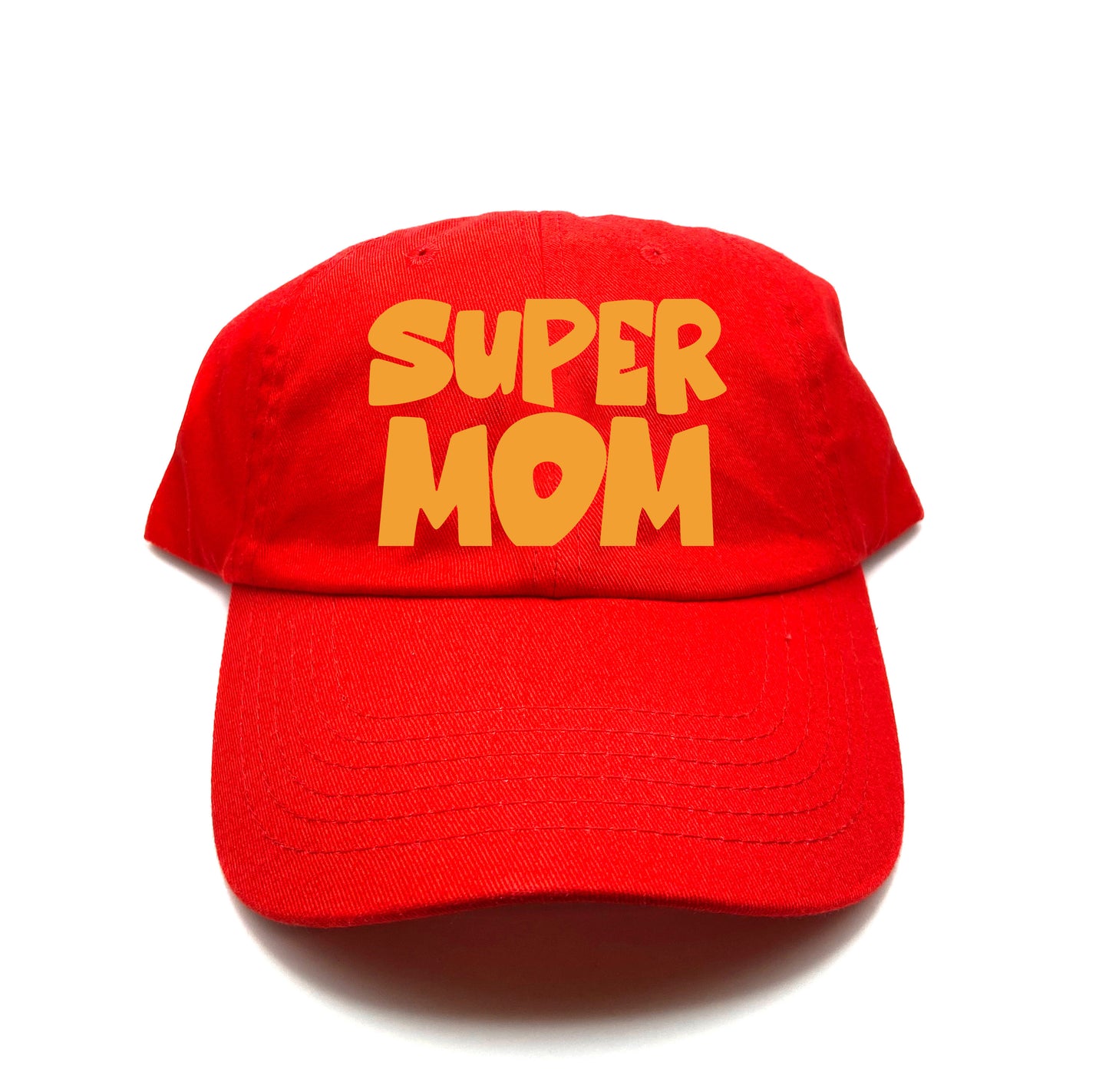 Super Mom Orange Dad Hat