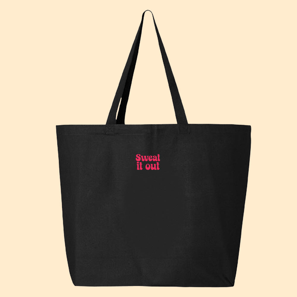Sweat It Out Red Tote Bag
