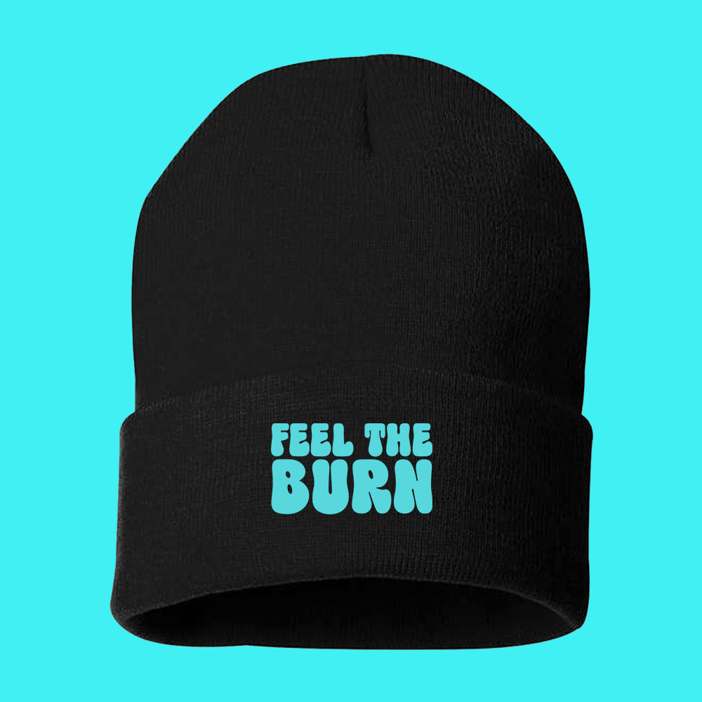 Feel The Burn Cyan Beanie
