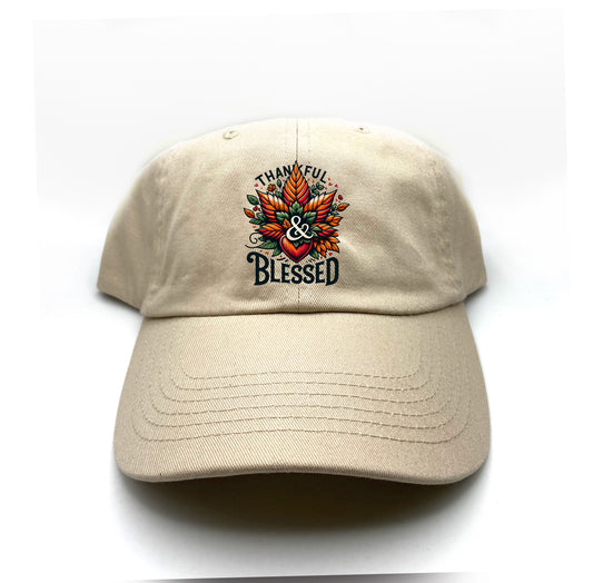 "Thankful & Blessed" Dad Hat