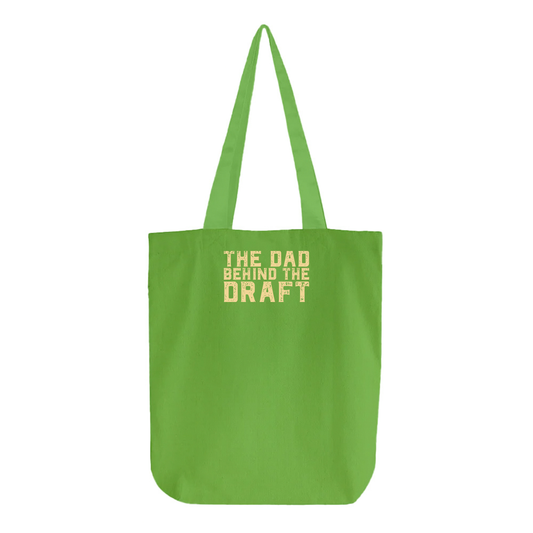 The Dad Behind the Draft Tan Tote Bag