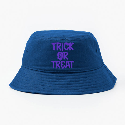Trick or Treat Blue Violet Bucket Hat