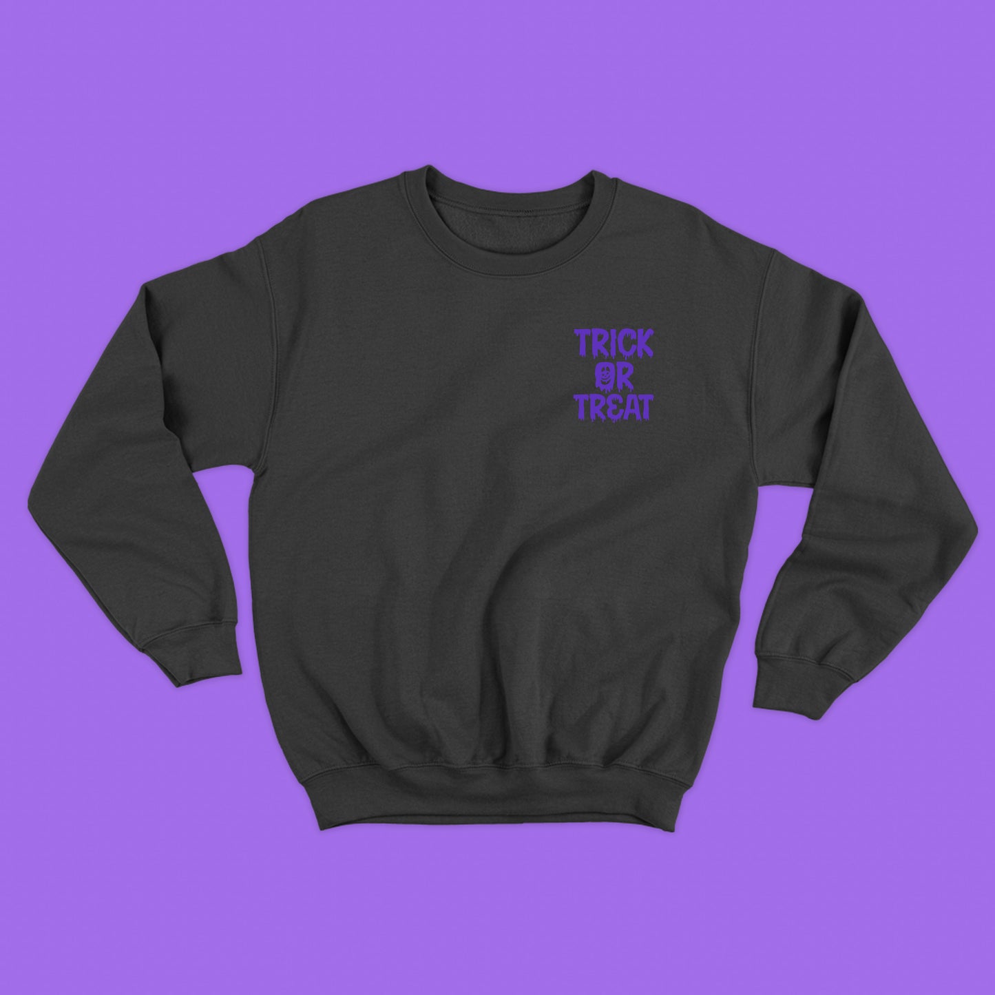 Trick or Treat Blue Violet Sweatshirt