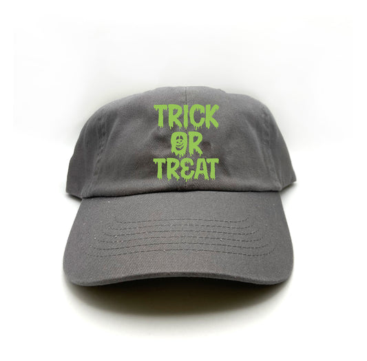 Trick or Treat Green Dad Hat