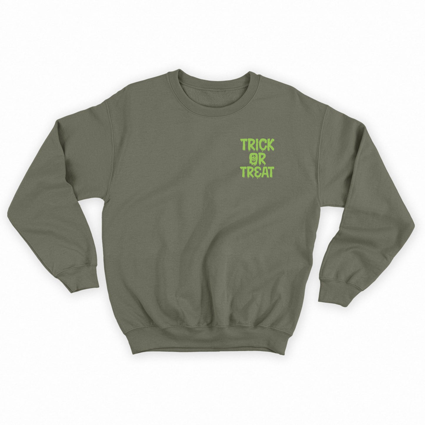 Trick or Treat Green Sweatshirt