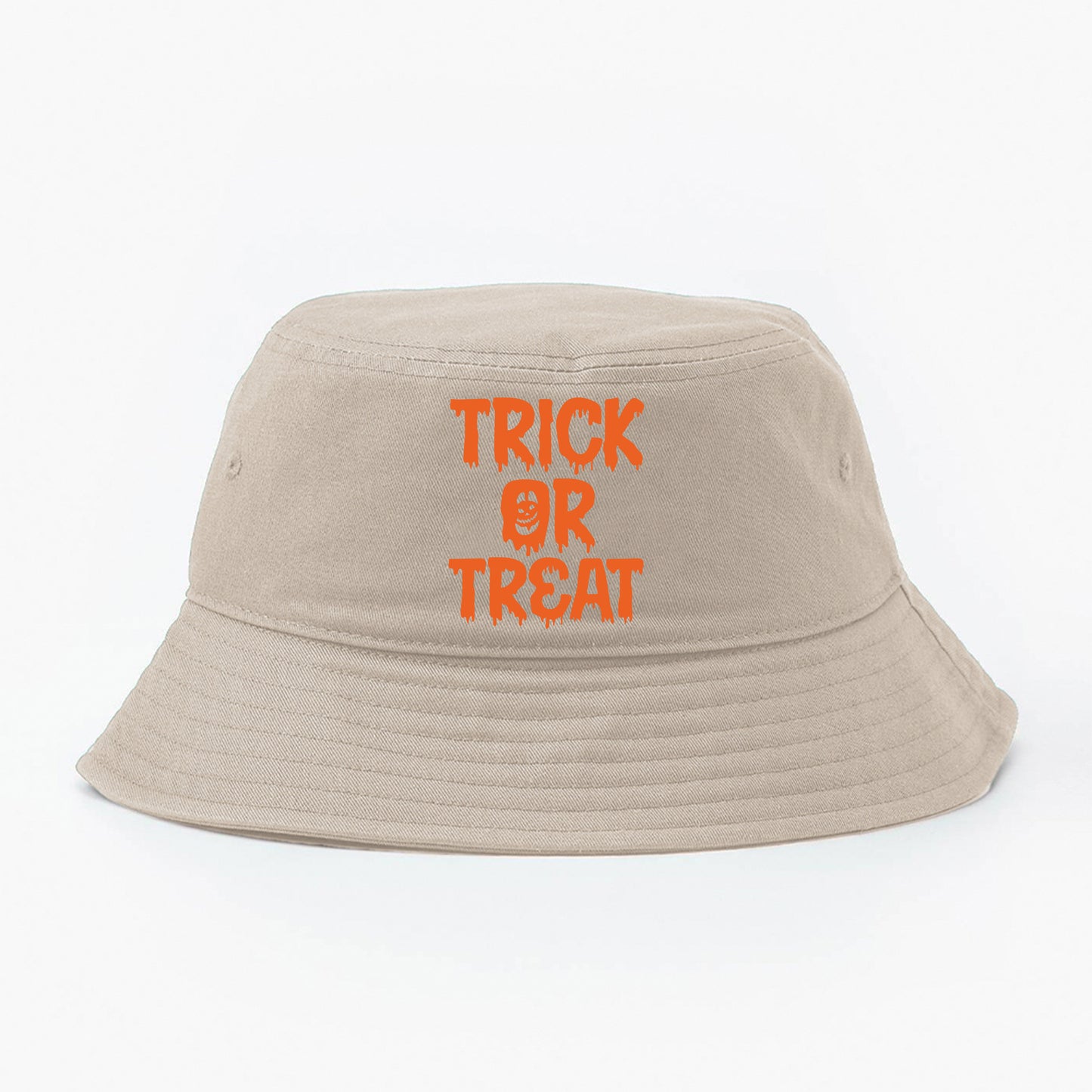 Trick or Treat Orange Bucket Hat
