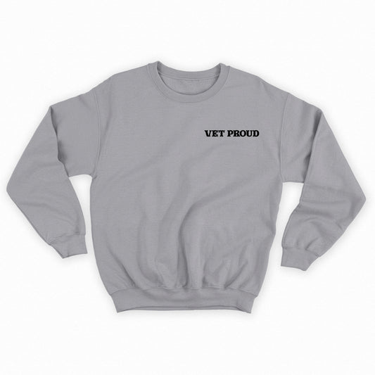 Vet Proud Black Sweatshirt