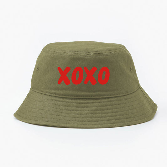 XOXO Red Bucket Hat