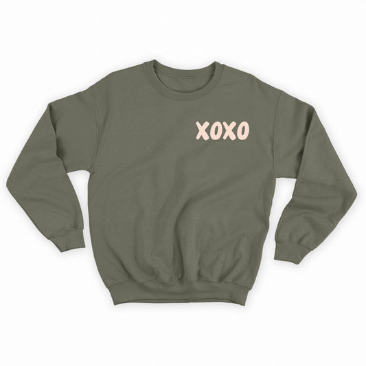 XOXO Tan Sweatshirt
