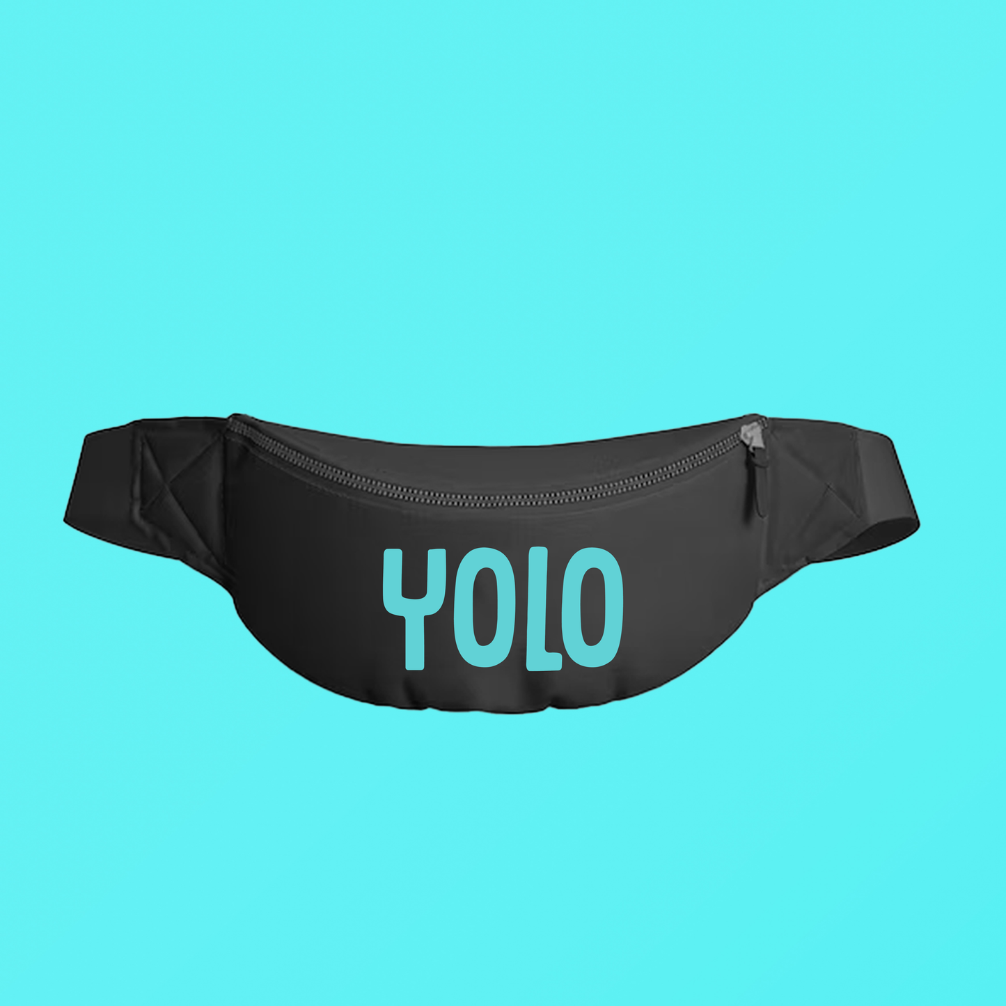YOLO Blue Fanny Pack