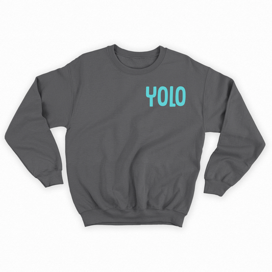YOLO Blue Sweatshirt