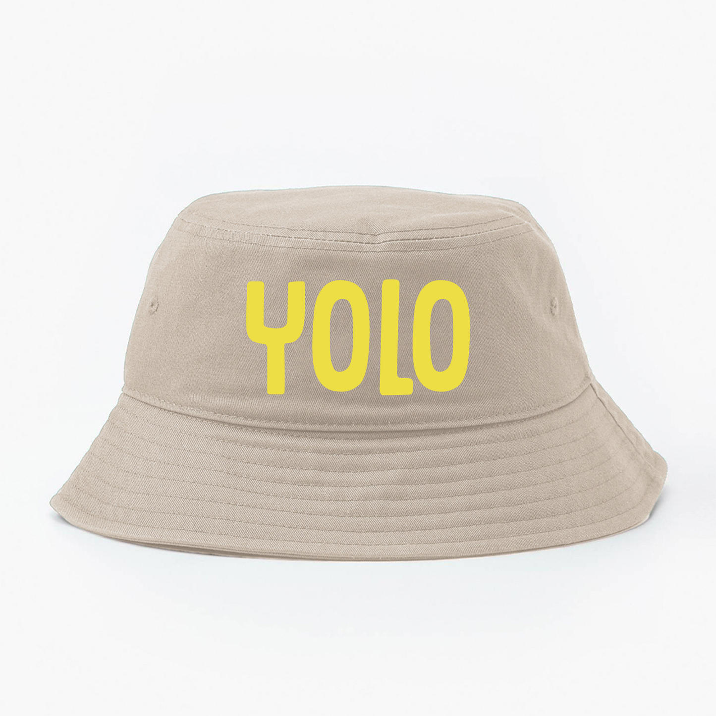 YOLO Yellow Bucket Hat