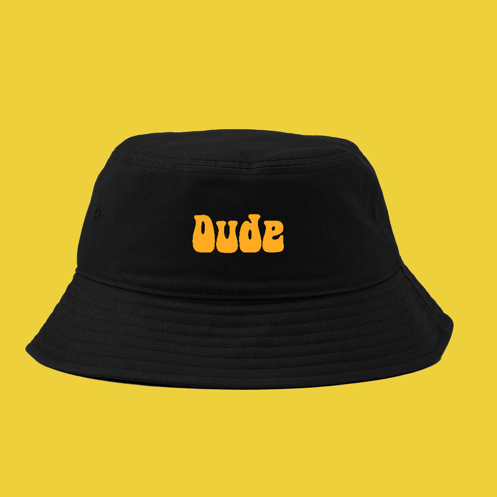 Dude Yellow Bucket Hat