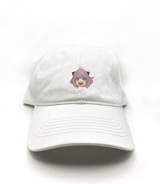 anya smile dad hat