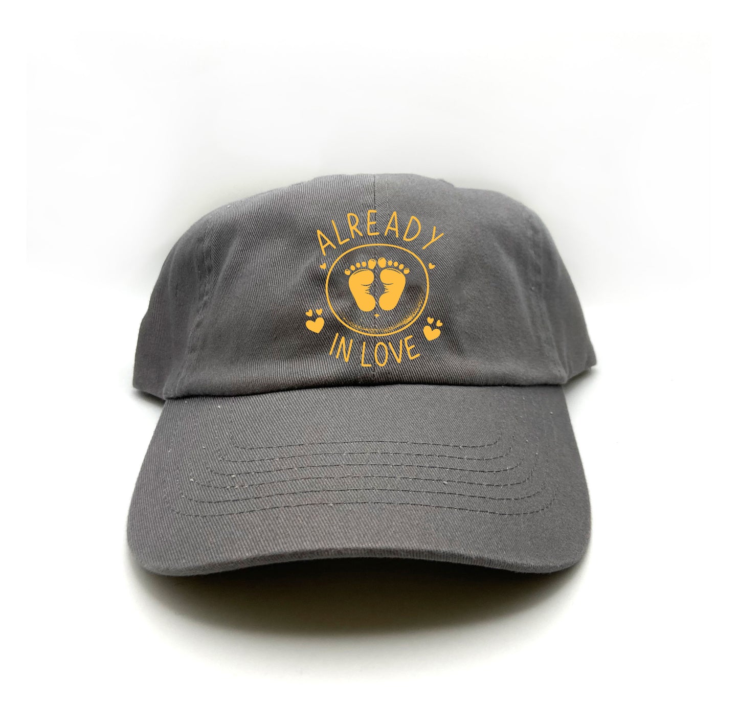 Baby Footprints Yellow Dad Hat