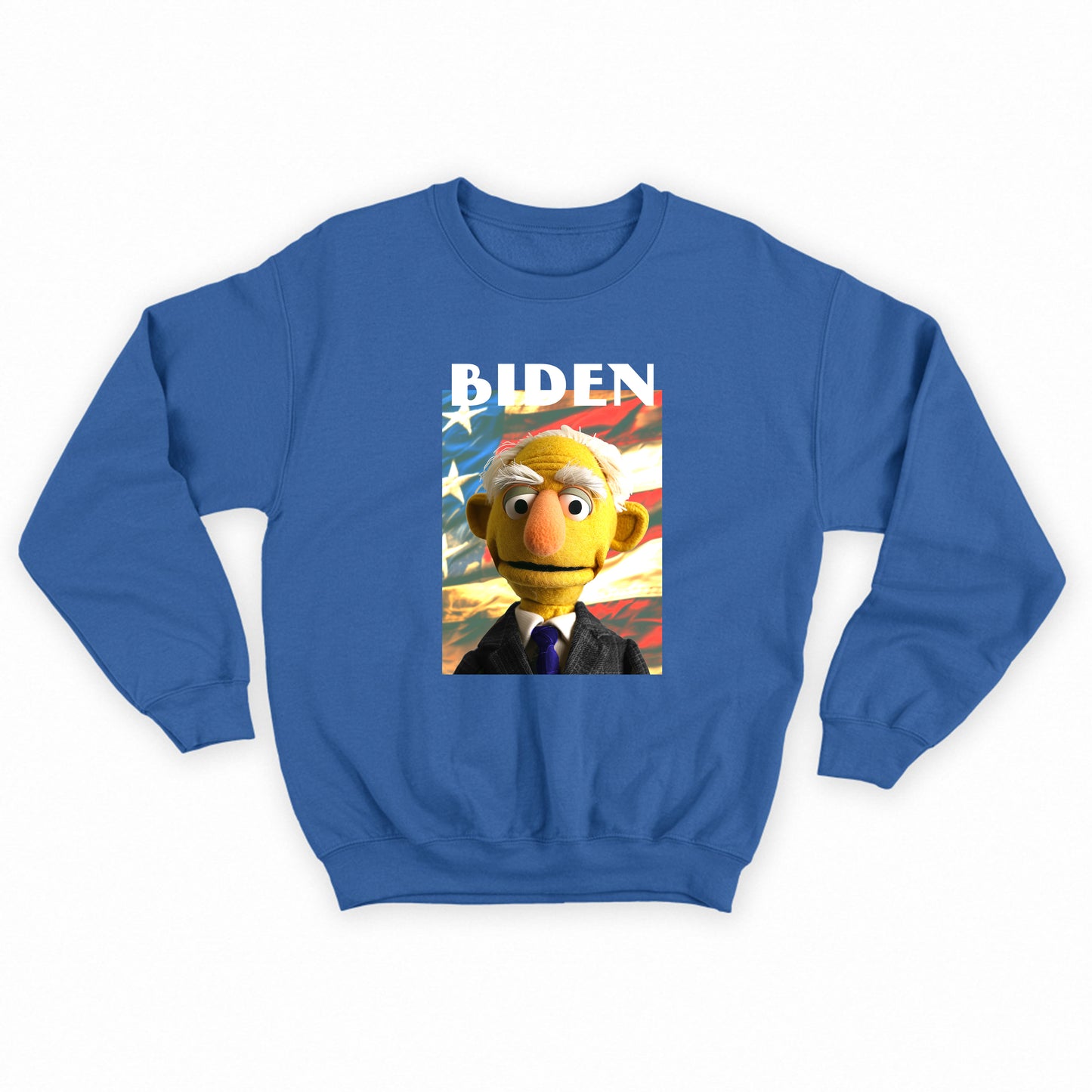 biden muppet flag sweatshirt
