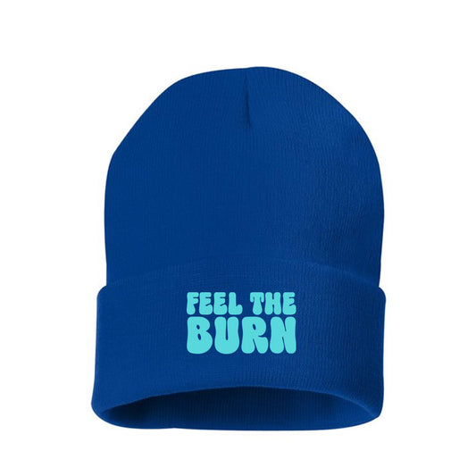 Feel The Burn Cyan Beanie
