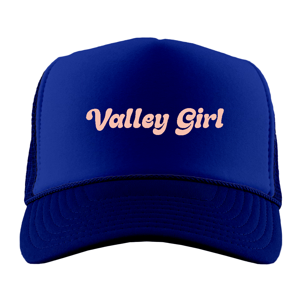 Valley Girl Peach Foam Trucker Hat