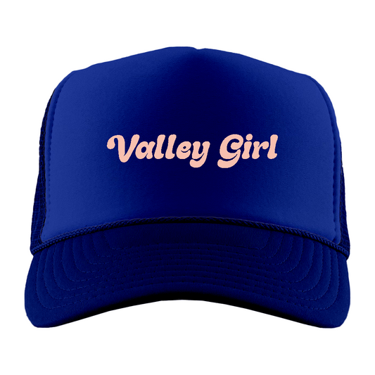 Valley Girl Peach Foam Trucker Hat