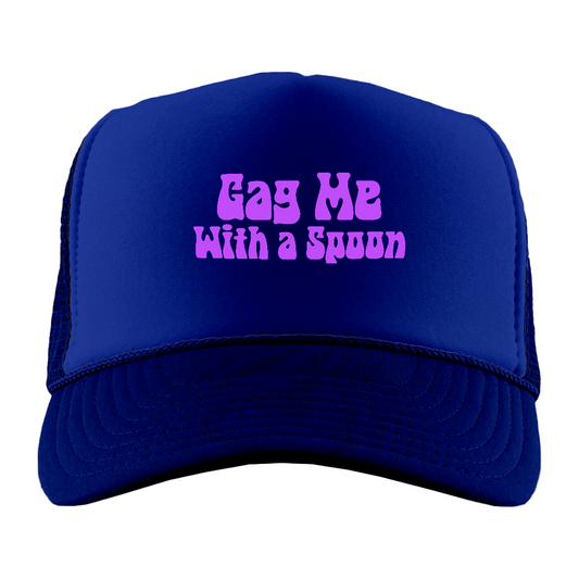 Gag Me With a Spoon Purple Foam Trucker Hat