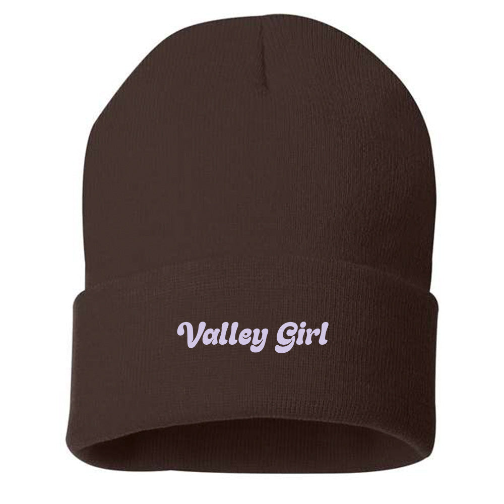 Valley Girl Light Purple Beanie