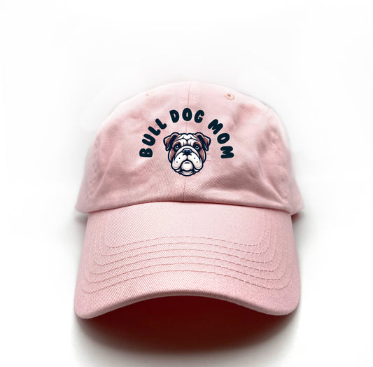 Bull Dog Mom Dad Hat