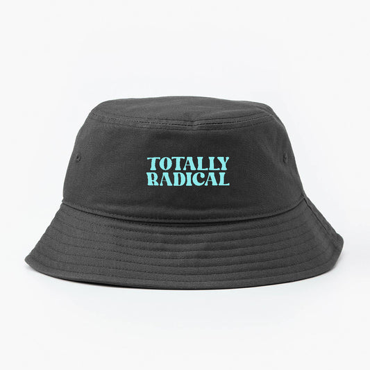 Totally Radical Sky Blue Bucket Hat