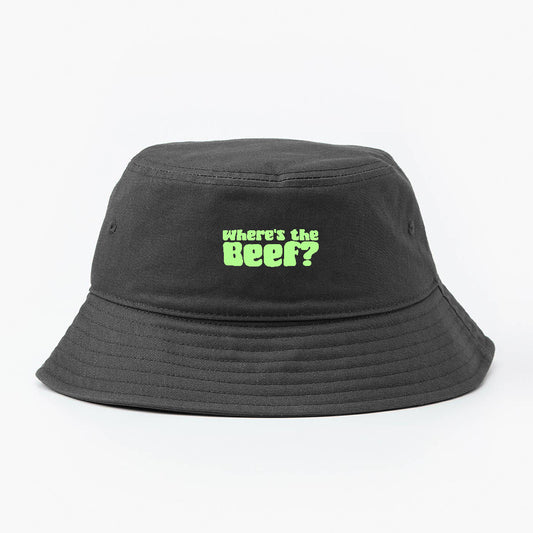 Where's the Beef? Green Bucket Hat