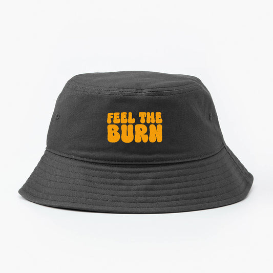 Feel The Burn Orange Bucket Hat