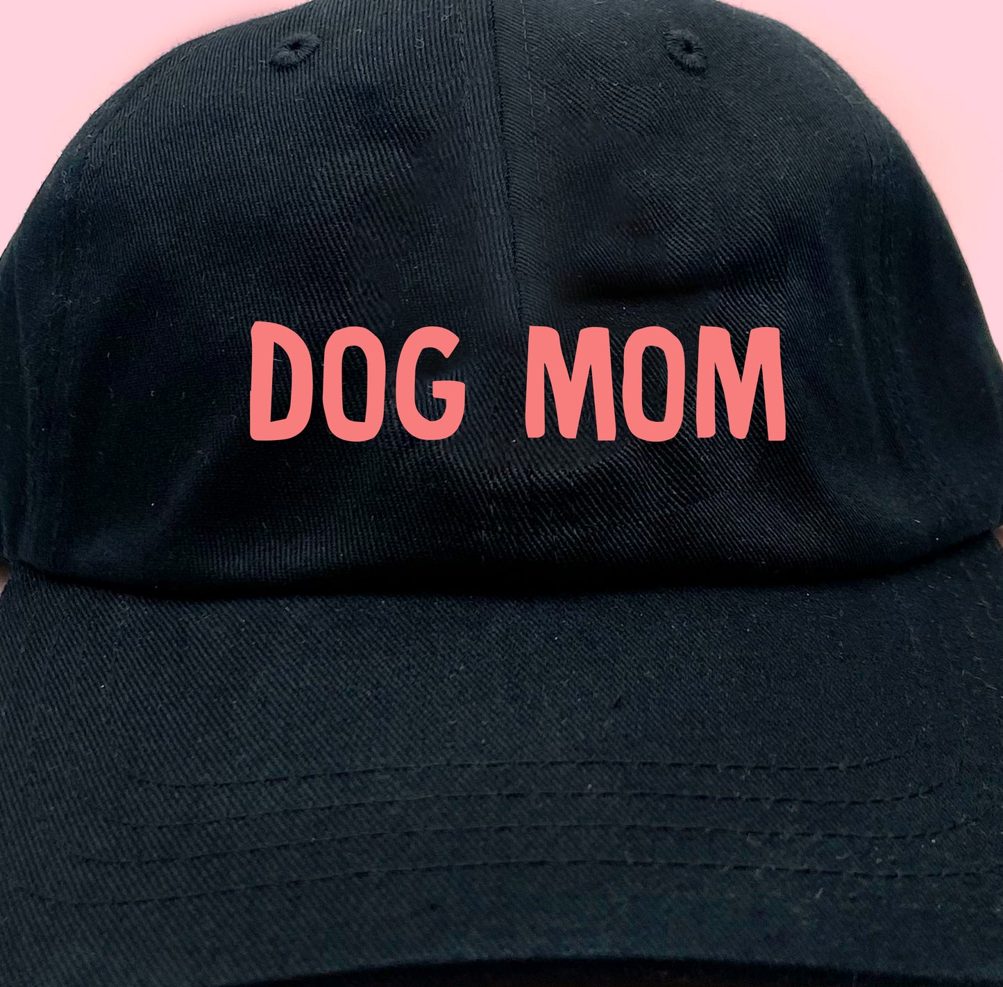 Dog Mom Pink Dad Hat