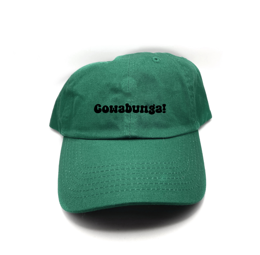Cowabunga! Black Dad Hat
