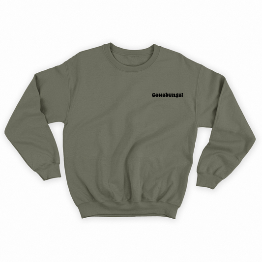 Cowabunga! Black Sweatshirt