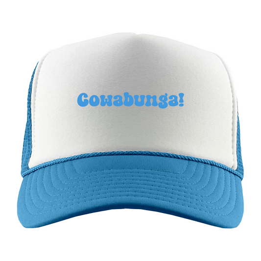 Cowabunga! Blue Foam Trucker Hat