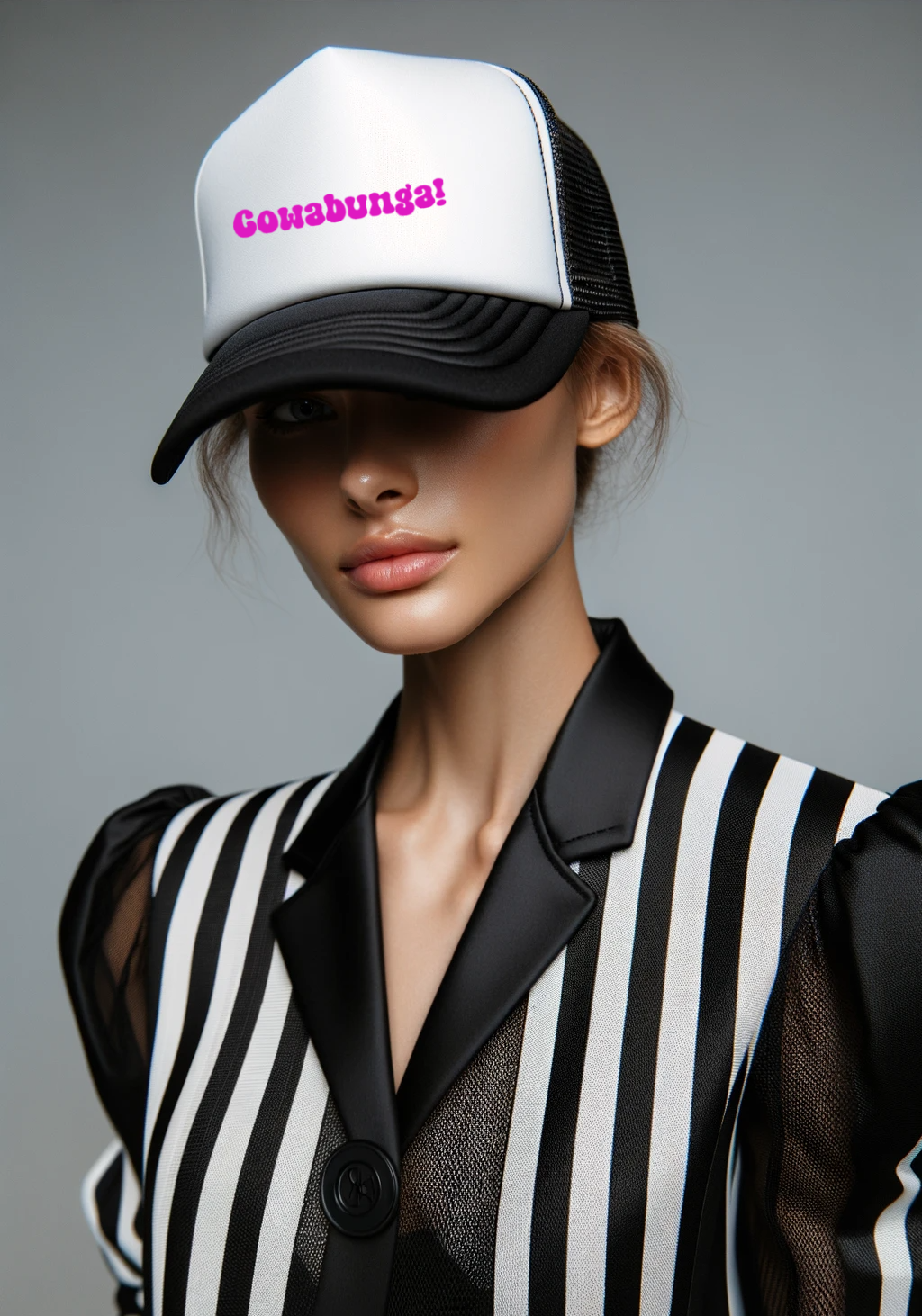 Cowabunga! Pink Foam Trucker Hat