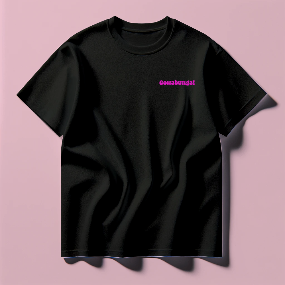 Cowabunga! Pink Tee Shirt