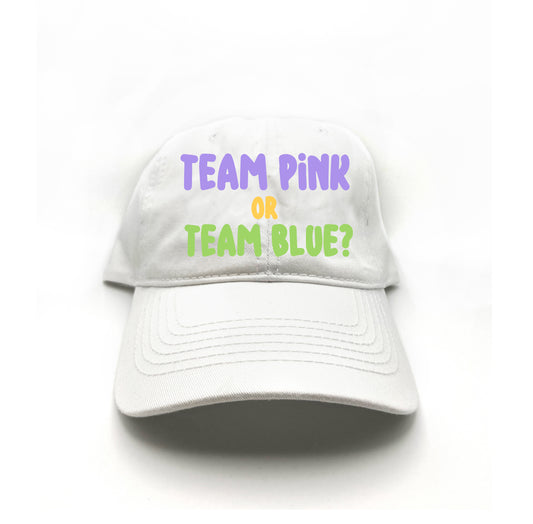 Team Pink or Team Blue? Purple Dad Hat