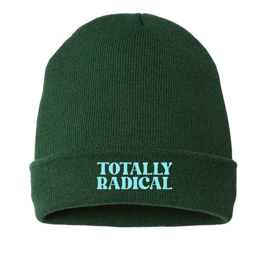 Totally Radical Sky Blue Beanie